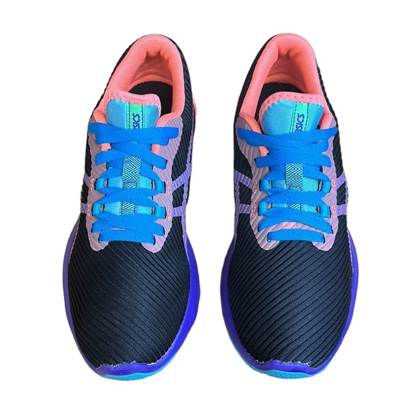 Asics Versablast Black Sun Coral Women's Athletic Running Shoes Size US 9 EUC - Picture 6 of 13